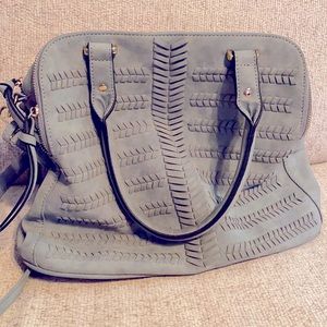 Baby Blue Suede purse